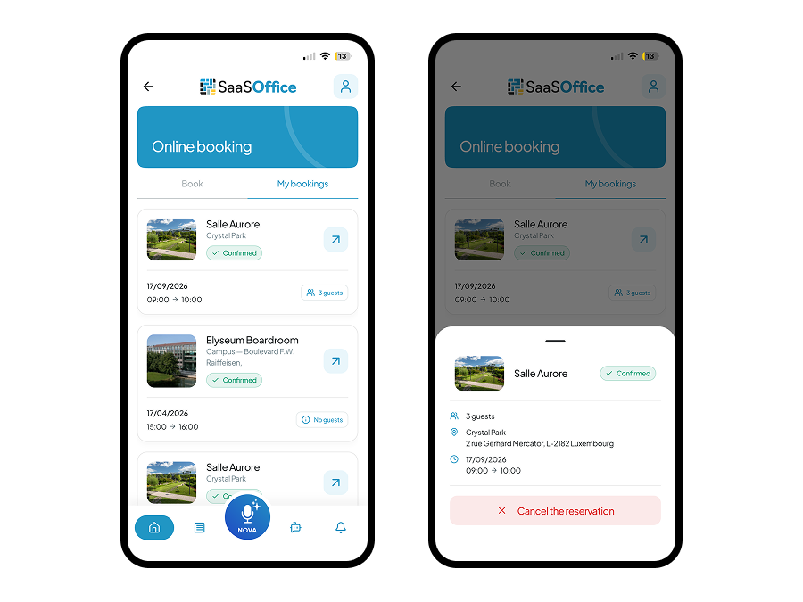Branded building app, marketing context