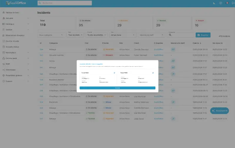 Étape 2, déduplication NOVA